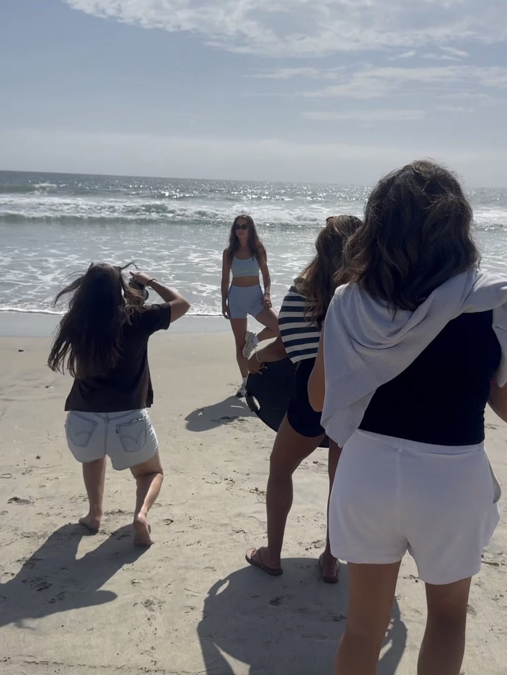 The Reel Time Edit team on set
